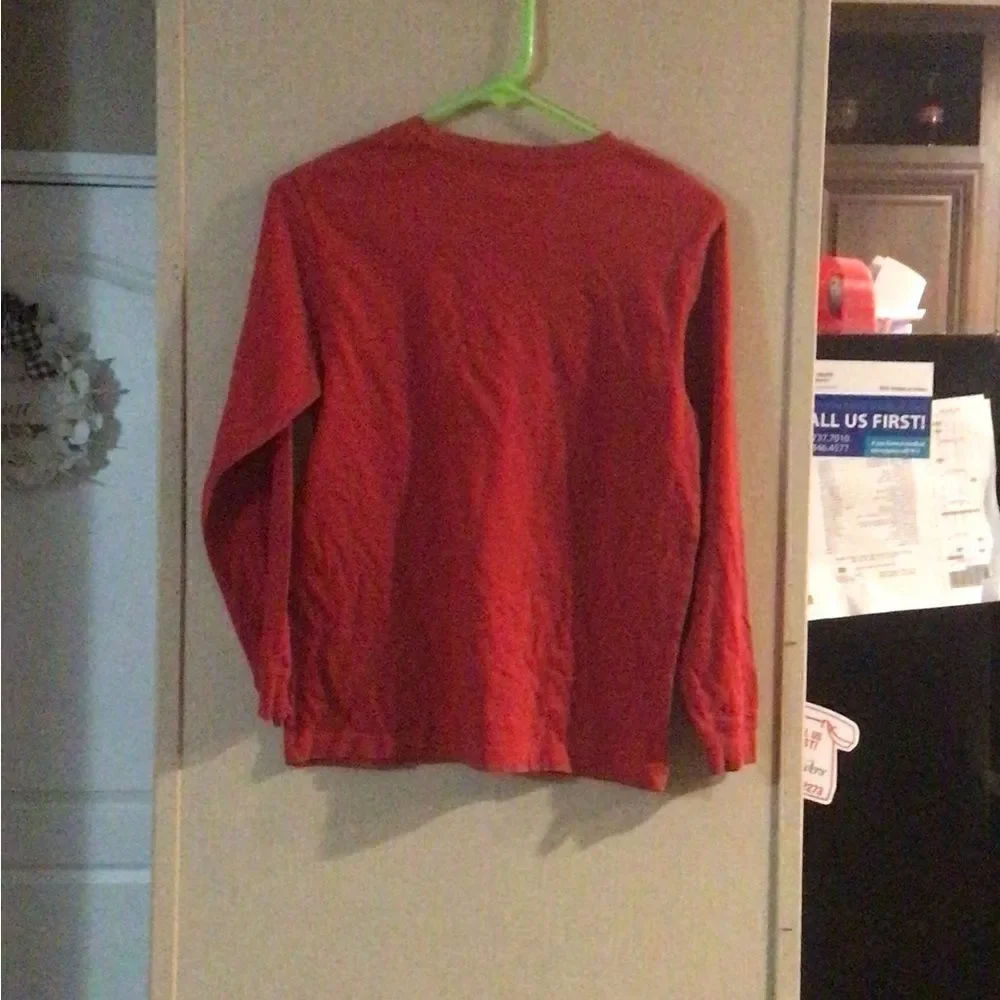 Old navy boys red graphic shirt size large